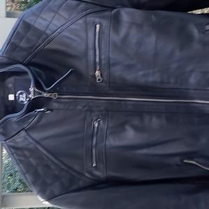 Zamish Leather jacket. Soft and warm